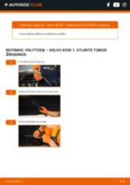 Stiklo valytuvai keitimas: pdf instrukcijos VOLVO XC90