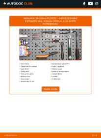 Kako izvesti menjavo: Zavorne Ploščice eSprinter Van Electric (910.633)