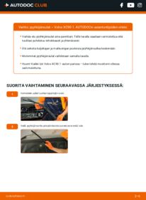 Kuinka vaihtaa Pyyhkijänsulat D5 AWD Volvo XC90 1 -autoon