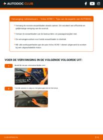 Vervanging uitvoeren: Ruitenwissers D5 AWD Volvo XC90 1