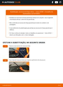 Como realizar a substituição de Escovas do Limpa Vidros D5 AWD Volvo XC90 1