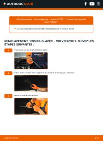 Comment effectuer un remplacement de Essuie-glace D5 AWD Volvo XC90 1