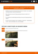 Como substituir Escovas limpa para brisas traseiro e dianteiro HYUNDAI SANTA FÉ II (CM) - manual online
