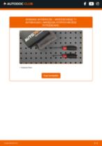 Jak mogę wymienić produkt Pióra wycieraczek w moim samochodzie T1 Burtowy Ciężarówka/Podwozie (W601) 210 D 2.9? Poradniki krok po kroku