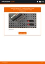Kako zamenjati zadaj in spredaj Metlice brisalcev MERCEDES-BENZ T1 Box (601) - vodič spletu