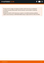Wymiana Pióro wycieraczki przód i tył MERCEDES-BENZ C-CLASS (W204): poradnik pdf