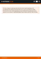 Cambio Escobillas de Limpiaparabrisas traseras y delanteras MERCEDES-BENZ E-CLASS Convertible (A207): guía pdf