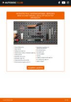 Αντικατάσταση Δαγκάνα φρένων πίσω δεξιά MERCEDES-BENZ E-CLASS Estate (S210): οδηγίες pdf