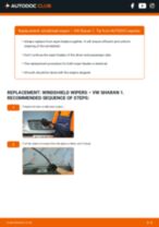 Replacing Top strut mount VW SHARAN: free pdf