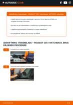 Den professionelle guide til udskiftning af Oliefilter på din Peugeot 205 I 1.1