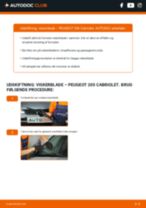 Den professionelle guide til udskiftning af Bremseklodser på din Peugeot 205 Cabriolet 1.4 CJ