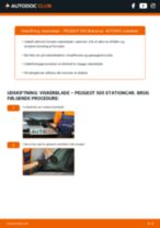 Den professionelle guide til udskiftning af Oliefilter på din PEUGEOT 505 Break (551D) 2.5 Diesel