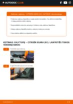 CITROËN Xsara Hatchback (N1) 2001 remonto ir priežiūros instrukcija