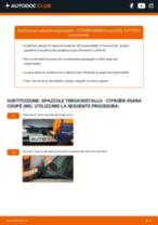 Come cambiare Spazzole tergicristallo anteriore e posteriore Xsara - manuale online