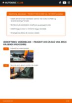 Den professionelle guide til udskiftning af Hjulleje på din PEUGEOT 205 Box 1.4