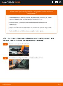 Sostituzione di Tergicristalli Peugeot 406 Sedan 2.0 HDI 110