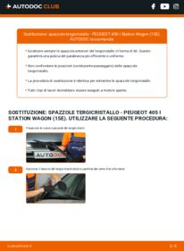 Sostituzione di Tergicristalli Peugeot 405 15E 1.9 D