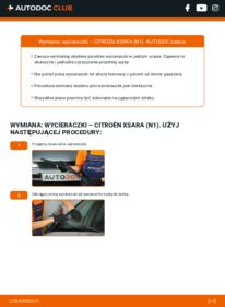 Jak wymienić Pióro wycieraczki Xsara Hatchback (N1) 2.0 HDi 90