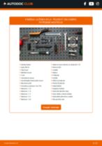 Manuální PDF pro údržbu 205 I Kabriolet (741B, 20D) 1.9 CTI