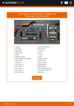 Online manual on changing Wheel bearing kit yourself on PEUGEOT 205 Box
