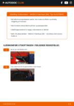 PDF med trinn for trinn-veiledning for bytte av MAZDA 3 (BK) Vindusviskere