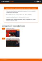 Kaip pakeisti gale ir priekyje Stiklo valytuvai MAZDA 3 (BL) - instrukcijos internetinės
