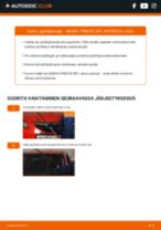 Online-ohjekirja, kuinka vaihtaa Hammastangon Suojakumi MAZDA RX-8 -malliin