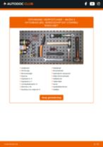 Stap-voor-stap PDF-handleidingen over het veranderen van MAZDA 3 (BK) Veerpootlager