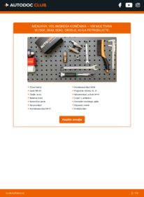 Kako izvesti menjavo: Konec jarmovega droga Multivan T6 (SGF, SGM, SGN) 2.0 TDI