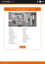 DIY DODGE change Hub bearing rear and front - online manual pdf