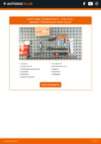 Tasuta PDF-formaadis automudeli A3 2015 osade vahetusjuhised