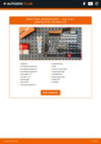 Trin-for-trin PDF-tutorial om skift af AUDI A3 (8L1) Bremsekaliber