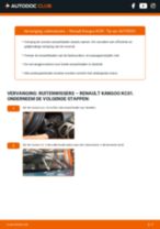 De professionele reparatiehandleiding voor Ruitenwissers-vervanging in je Renault Kangoo kc01 D 65 1.9