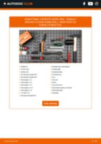 Online manual til udskiftning på egen hånd af Bærearm på RENAULT MEGANE II Box Body / Estate (KM_)