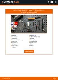 Så byter du Bromsskivor på 118d BMW E87