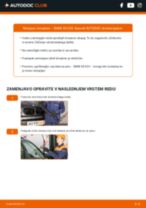 PDF priročnik za zamenjavo: Metlice brisalcev BMW X5 (E53) zadaj in spredaj