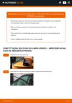 Manual online sobre a substituição de Braço de limpador de parabrisa em SKODA E-CITIGO (NE1)