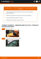 Profesionálny sprievodca výmenou súčiastky Snímač opotrebovania na tvojom aute Mercedes SLK R172 350 3.5 (172.457)