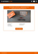 Udskiftning af Luftfilter MERCEDES-BENZ M-CLASS (W163): manual pdf