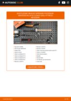 Come cambiare Kit accessori pastiglie Mercedes Vito W638 - manuale online