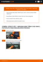 Profesionální průvodce výměnou součástky Vzduchovy filtr na tvém autě Mercedes W461 230 G 2.3 (461.238, 461.239)