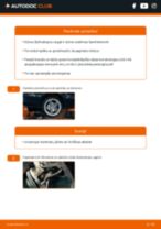 Punto II Hatchback (188) 1.9 JTD Stūres šķērsstiepņa uzgalis: kā nomainīt? Pakāpeniskas rokasgrāmatas