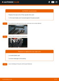 How to carry out replacement: Windscreen Wiper Arm