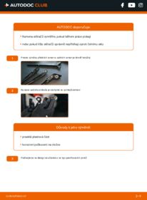 Ramínko stěrače - postup výměny na autě