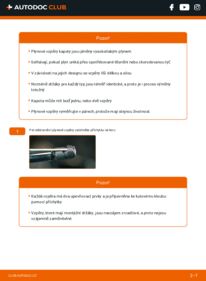 Vzpěry kapoty - postup výměny na autě