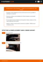 Le guide professionnel de remplacement pour Plaquette de frein sur votre Honda Accord CL7 2.4 Vtec