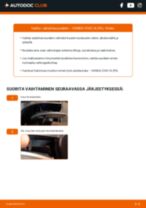 Kuinka vaihtaa Sisäilmansuodatin autoon Civic X Hatchback (FC,FK) 1.0 VTEC? Vaiheittaiset oppaat