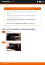 Step by step PDF-tutorial on Pollen Filter HONDA PILOT replacement