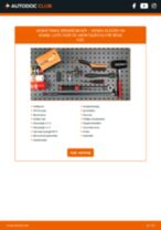 DIY-manual til udskiftning af Nummerpladelys i HONDA VEZEL 2023