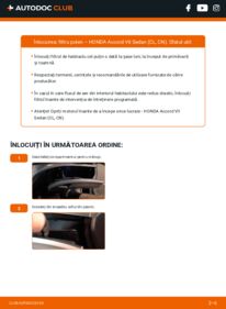 Cum să efectuați înlocuirea: Filtru habitaclu Honda Accord CL7 2.2 i-CTDi (CN1)